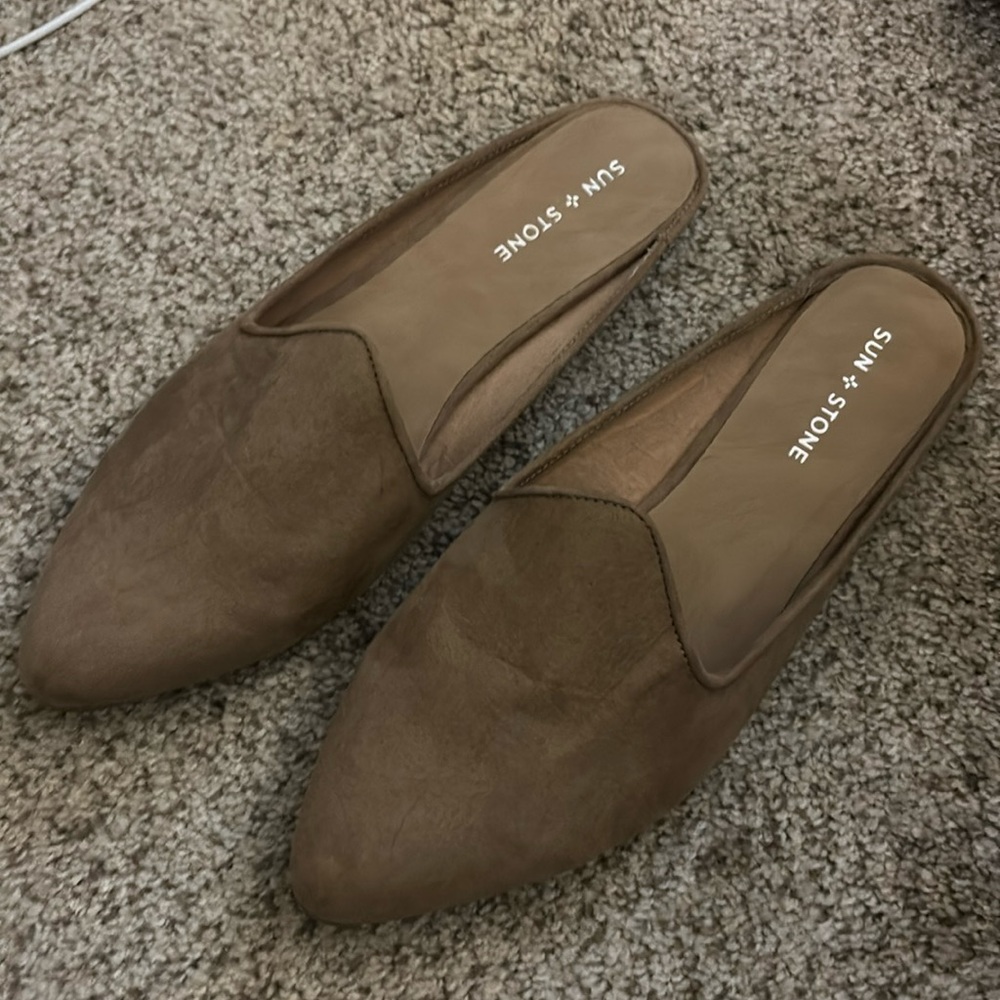 Backless loafers NWOT